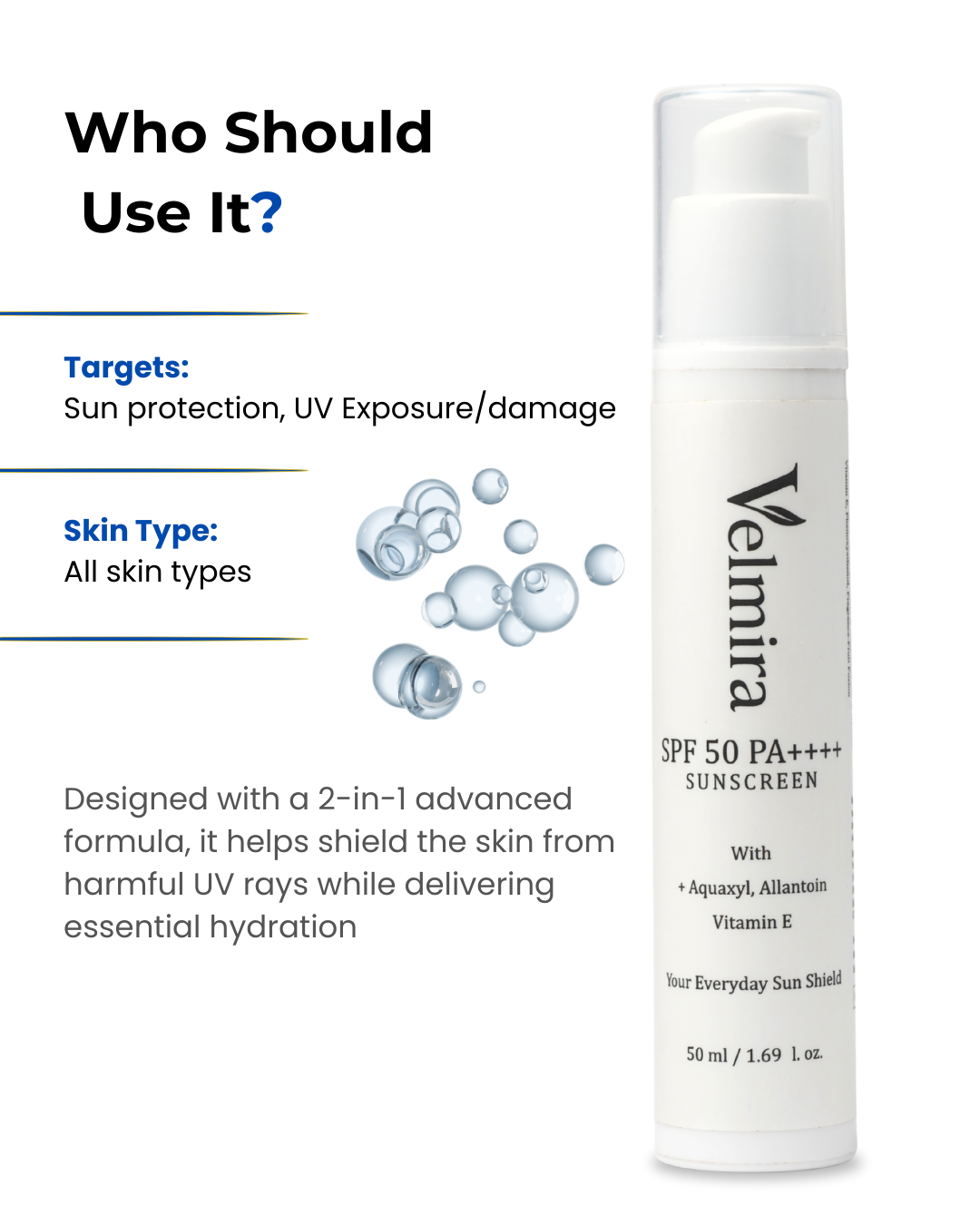 SPF 50 PA++++ Sunscreen